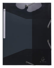 EXACOMPTA - IDERAMA ELASTICATED FOLDER (3-FLAP) PP, A4 - ASSORTED COLOURS - Limolin 