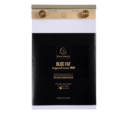 EXACOMPTA - NO.2 DESK PAD 16X10CM PLAIN - WHITE - Limolin 