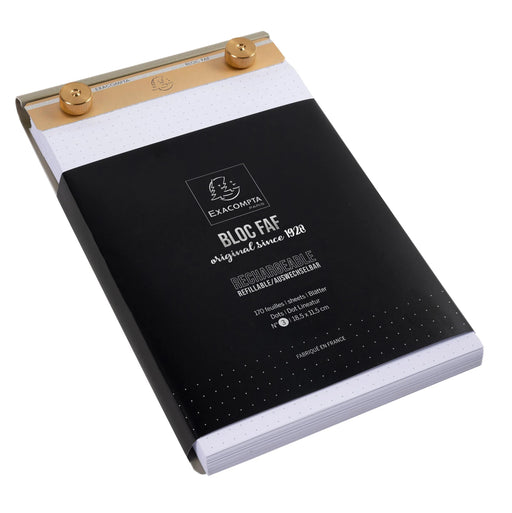 EXACOMPTA - NO.3 DESK PAD 18.5X11.5CM DOTS - WHITE - Limolin 