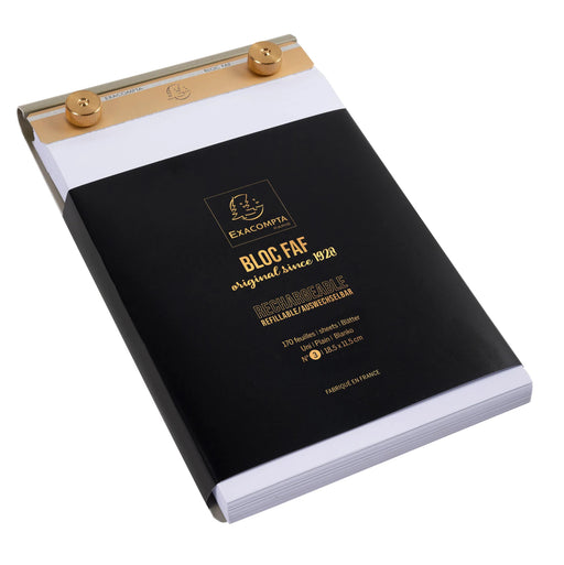 EXACOMPTA - NO.3 DESK PAD 18.5X11.5CM PLAIN - WHITE - Limolin 