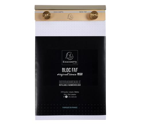 EXACOMPTA - NO.4 DESK PAD 21X13.5CM DOTS - WHITE - Limolin 