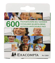 EXACOMPTA -  PHOTO MOUNTS SELF ADHESIVE DOUBLE SIDED - WHITE - Limolin 