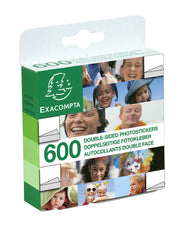 EXACOMPTA -  PHOTO MOUNTS SELF ADHESIVE DOUBLE SIDED - WHITE - Limolin 