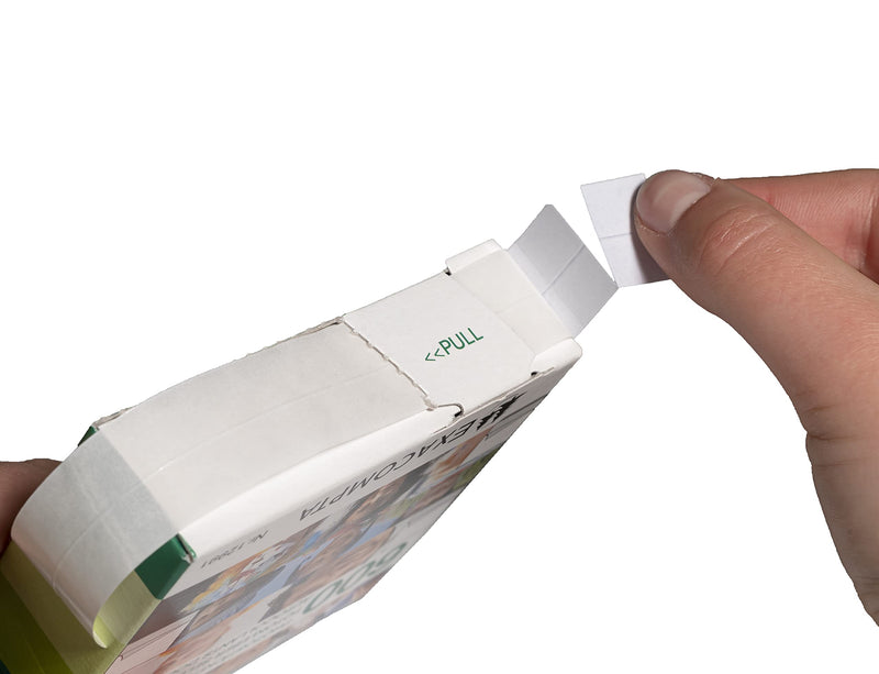 EXACOMPTA -  PHOTO MOUNTS SELF ADHESIVE DOUBLE SIDED - WHITE - Limolin 