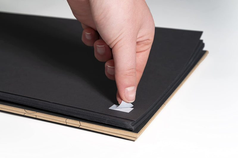 EXACOMPTA -  PHOTO MOUNTS SELF ADHESIVE DOUBLE SIDED - WHITE - Limolin 