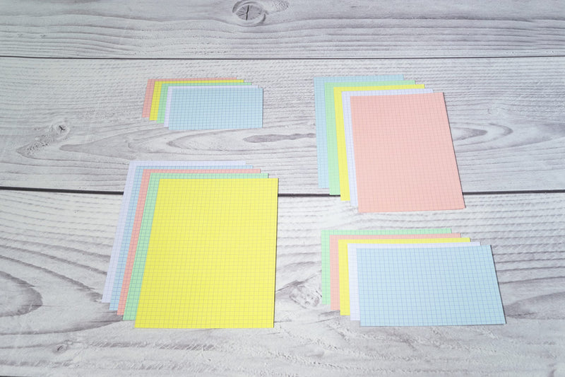 EXACOMPTA - PK 100 EXA RECORD CARDS 75/125 SQ WHITE - WHITE - Limolin 