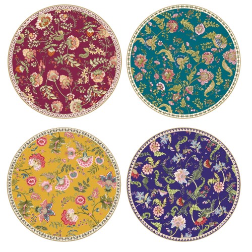 Easy Life - MAGIE D'ORIENT - Dessert Plate -  Set of 4 | 19 cm / 7.5 in