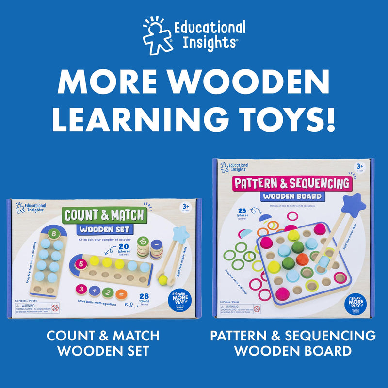 Educational Insights - ABC & LETTER SOUNDS WOODEN PUZZLE - Limolin 