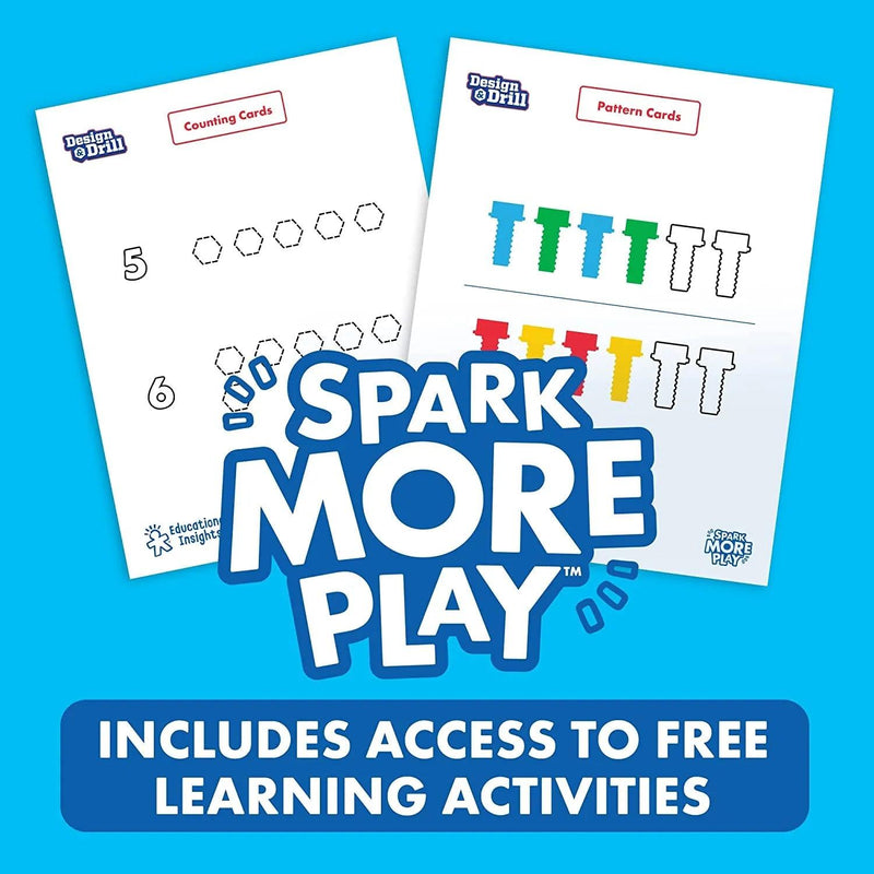 Educational Insights - Design & Drill Bolt Buddies Crane - Limolin 