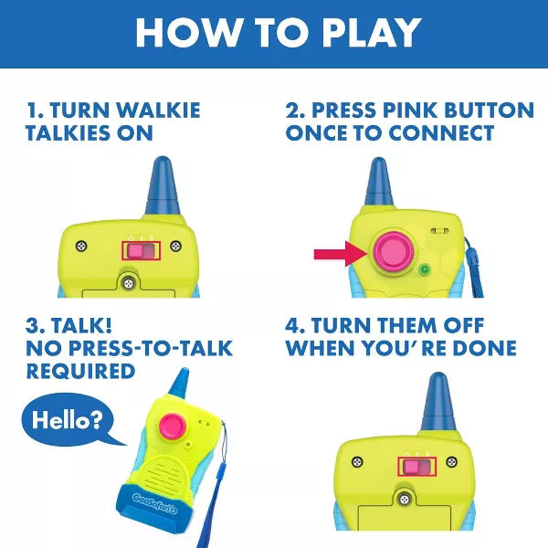 Educational Insights - Geosafari Jr My First Walkie Talkies - Limolin 