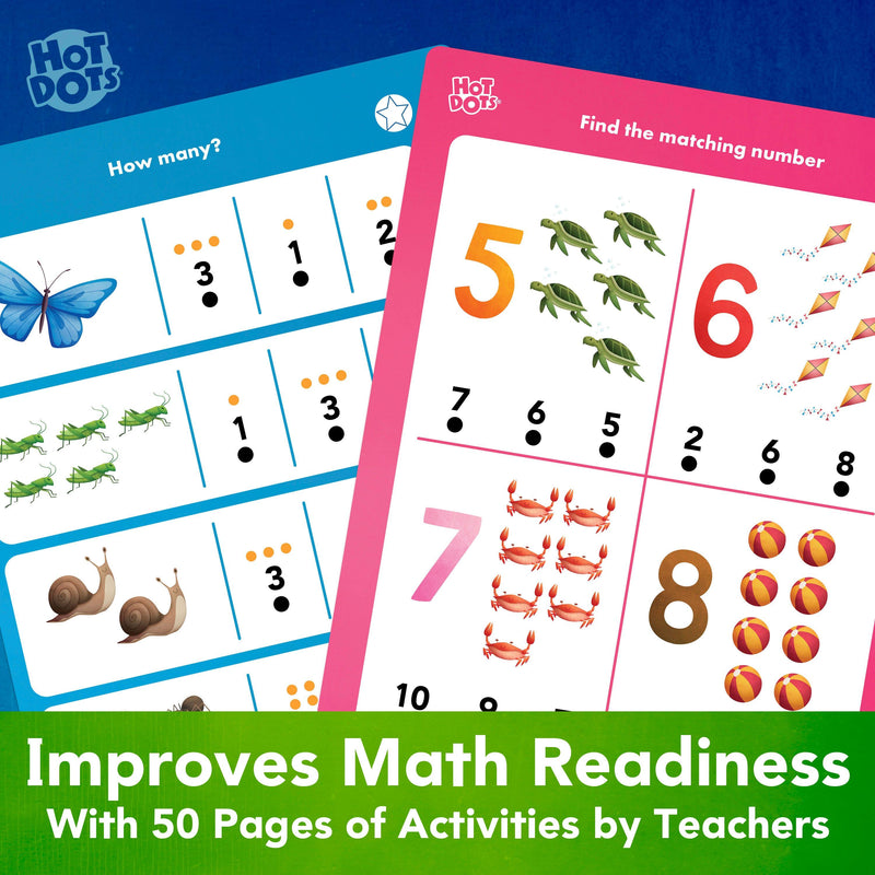 Educational Insights - Hot Dots® Let's Learn Pre-K Math - Limolin 