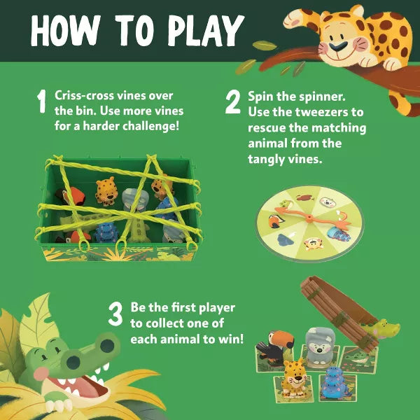 Educational Insights - Jungle Rescue Fine Motor Game - Limolin 