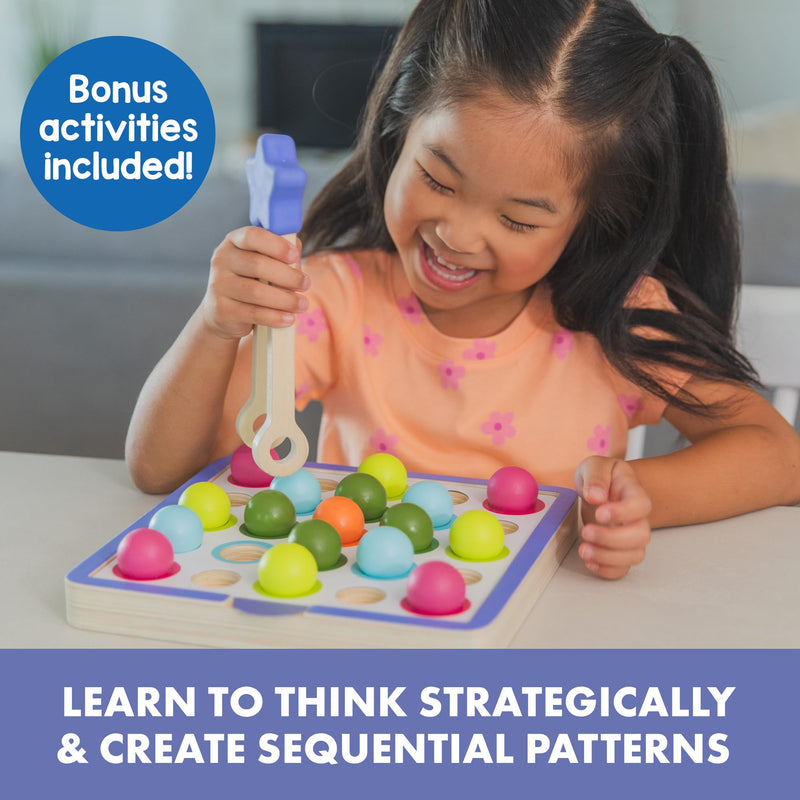 Educational Insights - PATTERN & SEQUENCING WOODEN BOARD - Limolin 