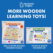 Educational Insights - PATTERN & SEQUENCING WOODEN BOARD - Limolin 