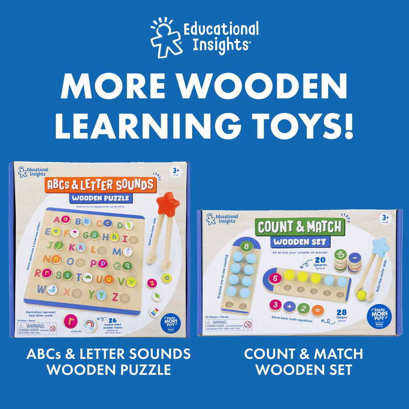 Educational Insights - PATTERN & SEQUENCING WOODEN BOARD - Limolin 