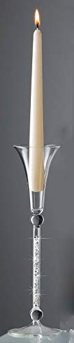 Eisch - 10 Carat Candle Holder - H: 11" - Limolin 