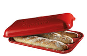 Emile Henry Baguette Baker and Mold 39.5x23cm / 15.5x9" 3.7L - Limolin 