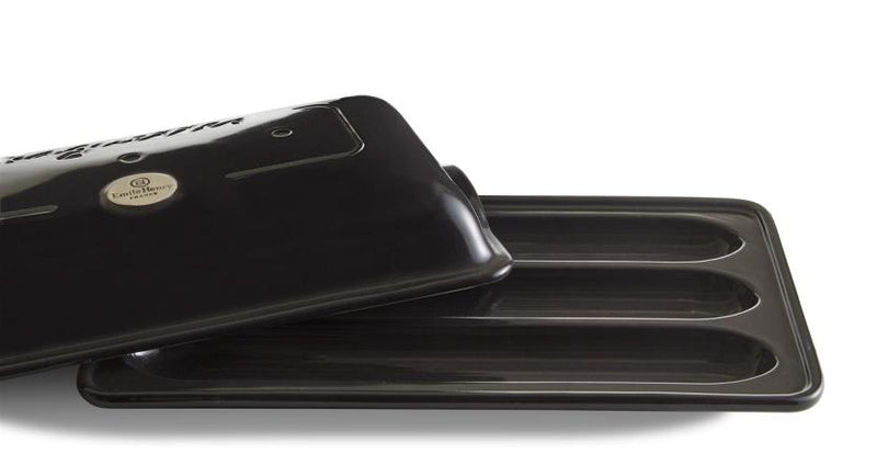 Emile Henry Baguette Baker and Mold 39.5x23cm / 15.5x9" 3.7L - Limolin 