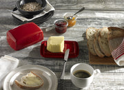 Emile Henry Butter Dish 17x12x7cm/6.7x4.7x2.7" 0.5L/5.2qt - Limolin 