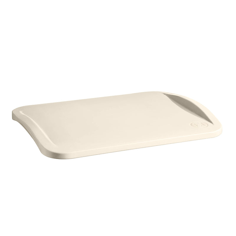 Emile Henry CREAM, MAESTRO Pizza Stone, 43.5x33.4x3.5cm, 15mm thick - Limolin 