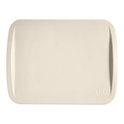 Emile Henry CREAM, MAESTRO Pizza Stone, 43.5x33.4x3.5cm, 15mm thick - Limolin 