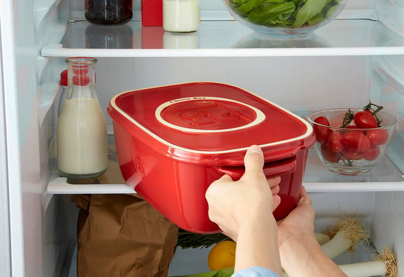 Emile Henry Cheese Box, 30.5x20.5x11.2cm, 3.5L - Limolin 