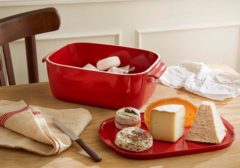 Emile Henry Cheese Box, 30.5x20.5x11.2cm, 3.5L - Limolin 