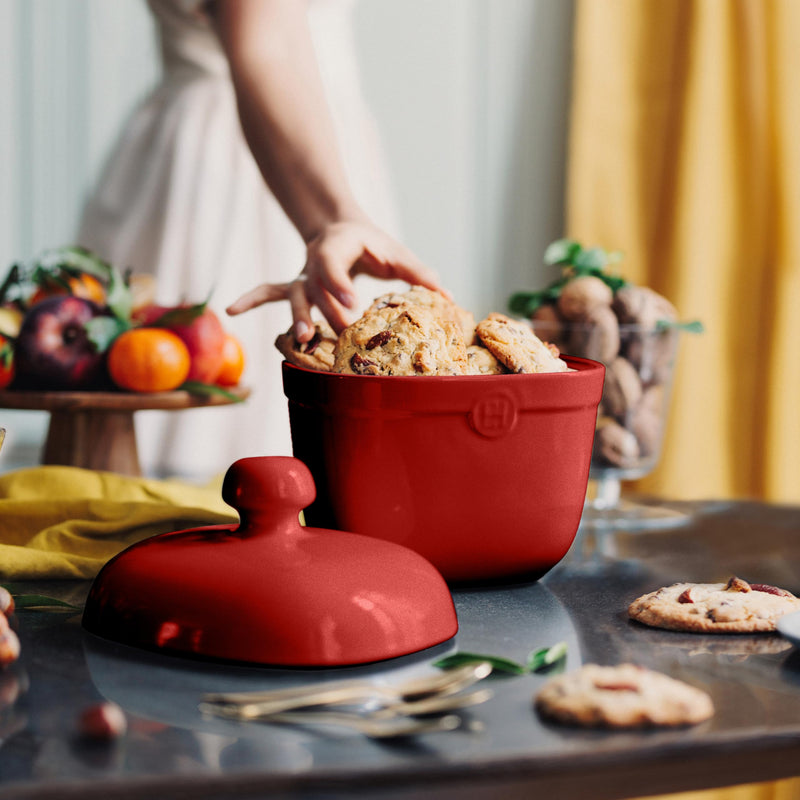 Emile Henry Cookie Jar, 19x18x23cm, 2.75L - Limolin 