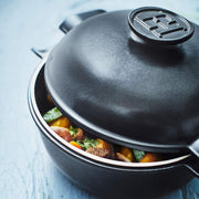 Emile Henry DELIGHT, ARDOISE, Casserole 4L - Limolin 