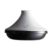 Emile Henry DELIGHT, ARDOISE, Tagine, White Lid, 4L - Limolin 