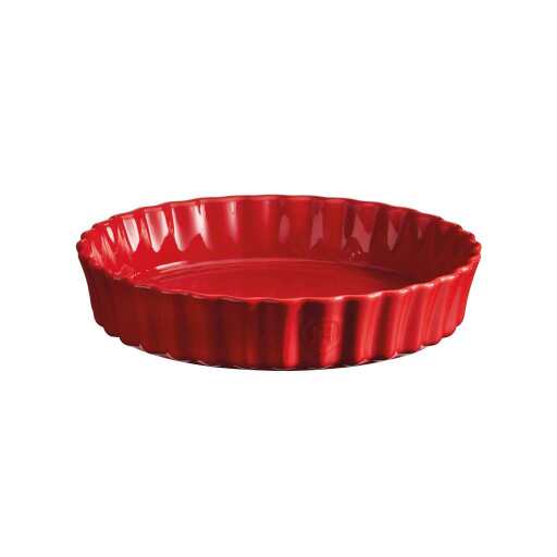 Emile Henry Deep Flan Dish, D-29cm/11.5" 2L/2.1qt - Limolin 