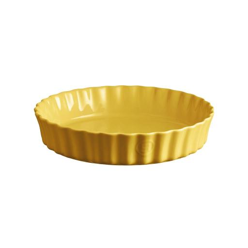 Emile Henry Deep Flan Dish, D-29cm/11.5" 2L/2.1qt - Limolin 