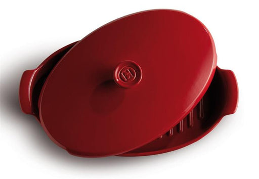 Emile Henry GRAND-CRU Papillote Steamer 41x24cm/16x9.5", 2.2L/2.3qt - Limolin 