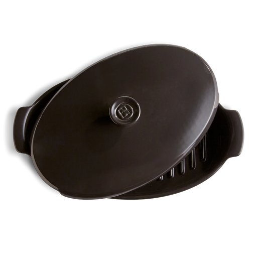 Emile Henry GRAND-CRU Papillote Steamer 41x24cm/16x9.5", 2.2L/2.3qt - Limolin 