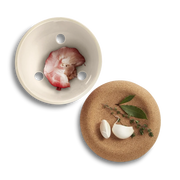 Emile Henry Garlic Pot 14.6x13.5cm, 1L - Limolin 