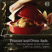 Emile Henry Large Roaster 41.5x27.5cm - Limolin 