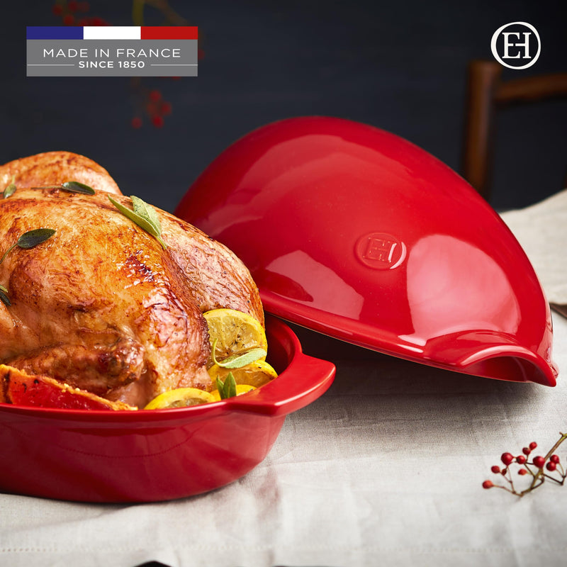 Emile Henry Large Roaster 41.5x27.5cm - Limolin 