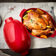 Emile Henry Large Roaster 41.5x27.5cm - Limolin 