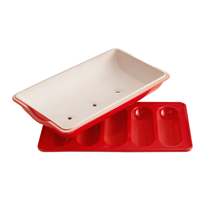 Emile Henry Mini Baguettes Baker 39x23x11cm - Limolin 