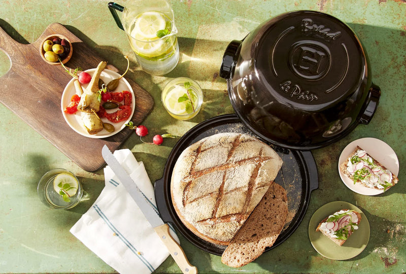 Emile Henry Round Bread Baker 32.5x29.5x14cm - Limolin 