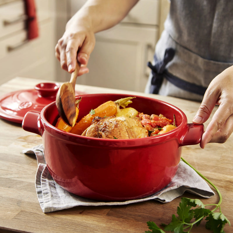 Emile Henry Round Stewpot 22cm/8.7", 2.5L/2.6qt - Limolin 