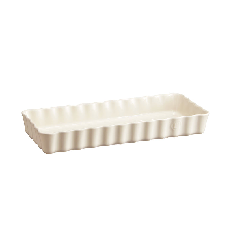 Emile Henry Slim Rectangular Tart Dish 36.5x15x5cm, 1.3L - Limolin 
