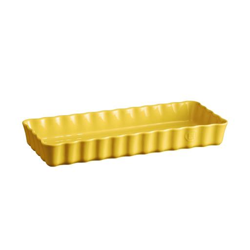 Emile Henry Slim Rectangular Tart Dish 36.5x15x5cm, 1.3L - Limolin 