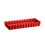 Emile Henry Slim Rectangular Tart Dish 36.5x15x5cm, 1.3L - Limolin 