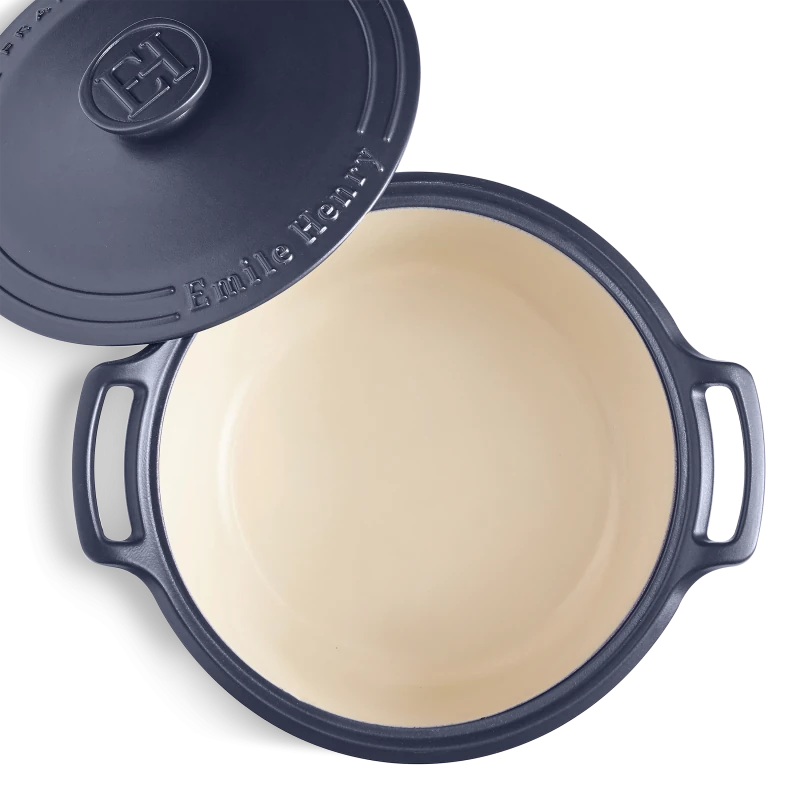 Emile Henry Sublime - Round Stewpot - L, 38.5x33x18.5cm, 7.1L/7.5qt - Limolin 