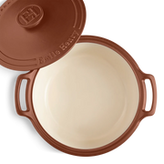 Emile Henry Sublime - Round Stewpot - L, 38.5x33x18.5cm, 7.1L/7.5qt - Limolin 