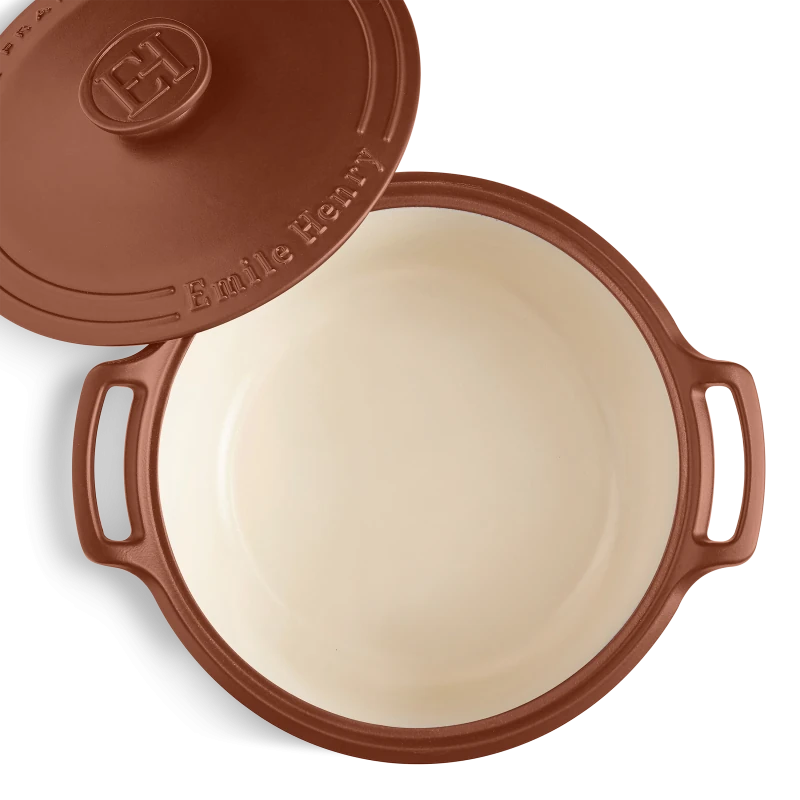 Emile Henry Sublime - Round Stewpot - L, 38.5x33x18.5cm, 7.1L/7.5qt - Limolin 