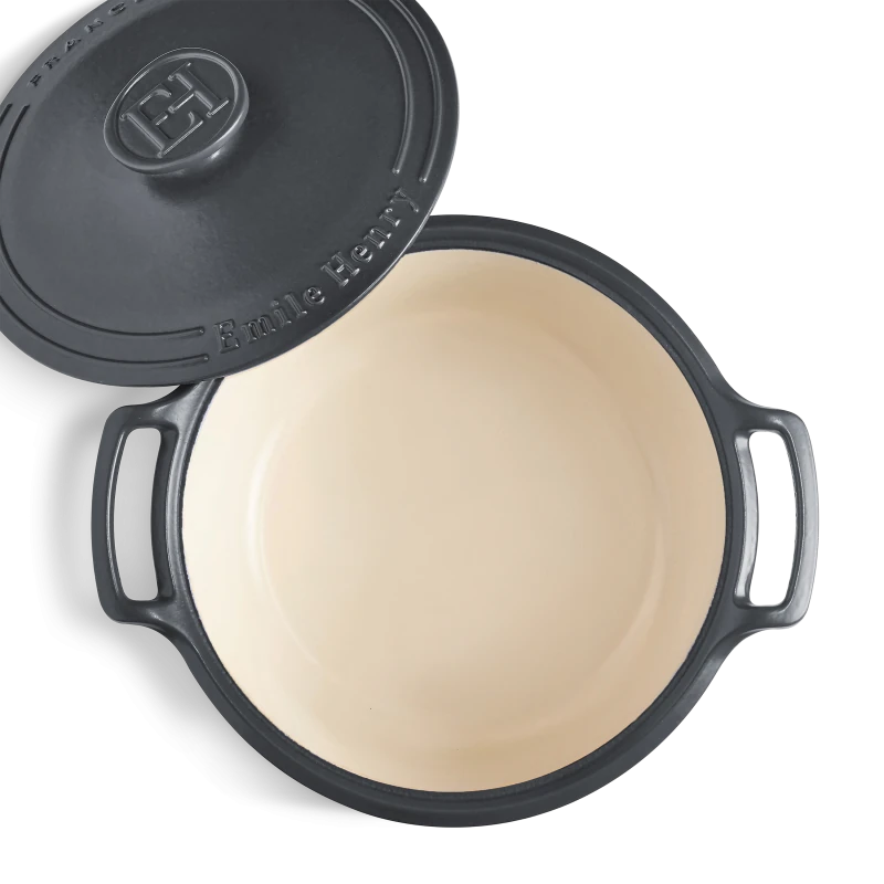 Emile Henry Sublime - Round Stewpot - M - 36.8x31x17.7cm, 5.7L/6qt - Limolin 