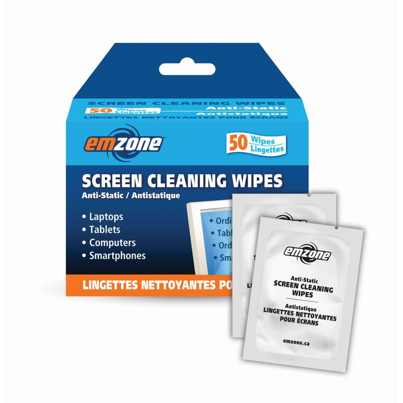Emzone - Screen Cleaner Wipes 50-Pack (47044) - Limolin 