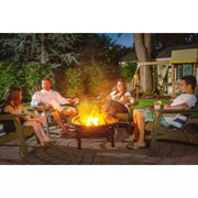 Endless Summer - Summer Brushed Copper Wood Burning Firebowl - Heavy Gauge Spark Guardincluded - Brushed Copper - Limolin 